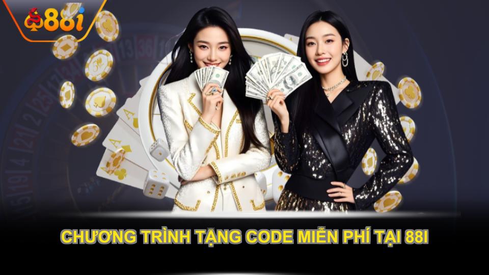 Chương trình tặng code miễn phí tại 88i hấp dẫn
