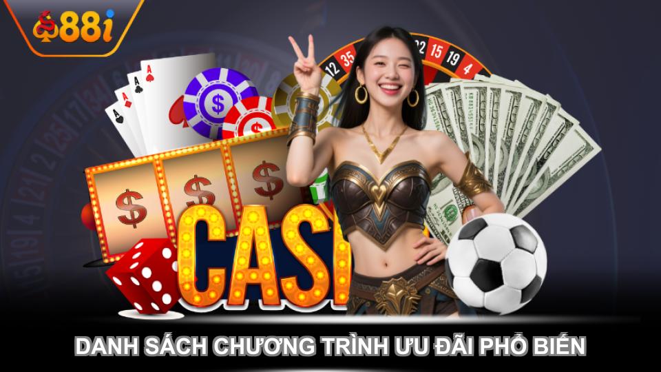 Danh sách chương trình ưu đãi phổ biến nhất