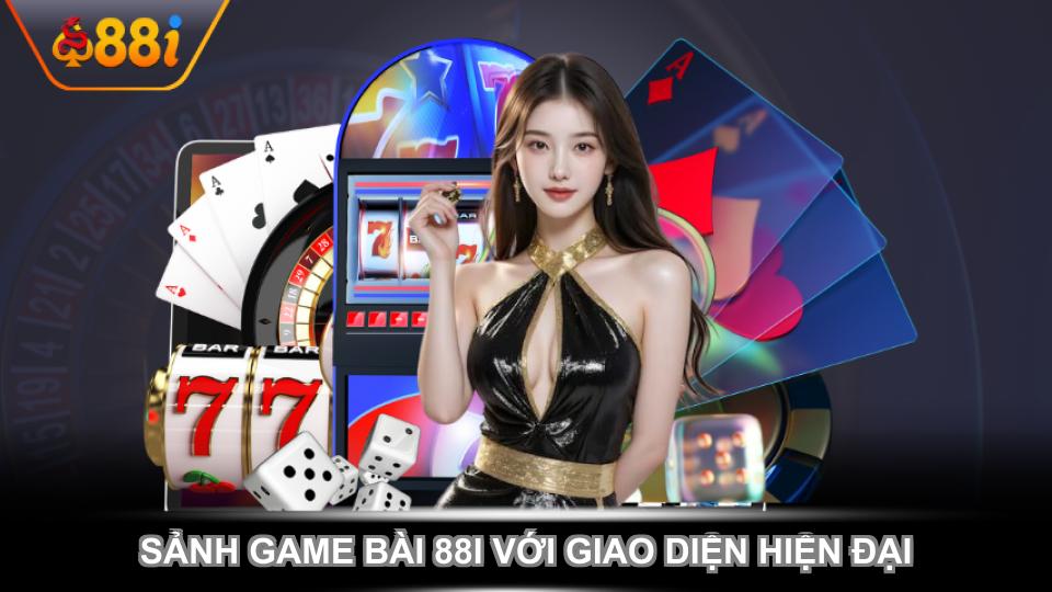 Sảnh game bài 88i với giao diện hiện đại